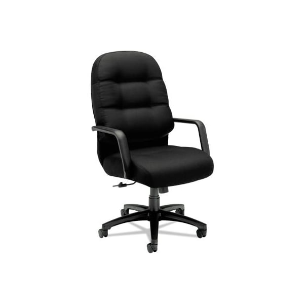 Hon Co HON PillowSoft Executive Chair High Back Fabric Black 2090 Series HON2091CU10T